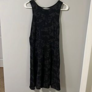 Black and grey dress